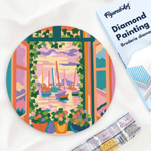 Carica l'immagine nel visualizzatore di Gallery, Diamond Painting su Disco di Legno - Finestra aperta - Matisse