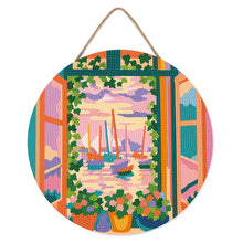 Carica l'immagine nel visualizzatore di Gallery, Diamond Painting su Disco di Legno - Finestra aperta - Matisse