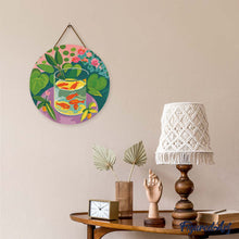 Carica l'immagine nel visualizzatore di Gallery, Diamond Painting su Disco di Legno - I pesci rossi - Matisse