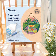 Carica l'immagine nel visualizzatore di Gallery, Diamond Painting su Disco di Legno - I pesci rossi - Matisse