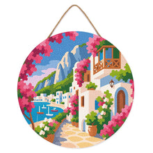 Carica l'immagine nel visualizzatore di Gallery, Diamond Painting su Disco di Legno - Viale Fiorito a Capri