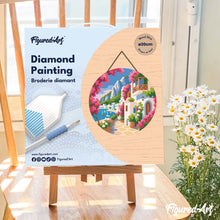 Carica l'immagine nel visualizzatore di Gallery, Diamond Painting su Disco di Legno - Viale Fiorito a Capri
