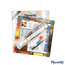 Carica l&#39;immagine nel visualizzatore di Gallery, Mini Diamond Painting 25x25cm Campane di Natale