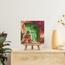 Carica l'immagine nel visualizzatore di Gallery, Mini Diamond Painting 25x25cm Ingresso fiorito