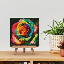 Carica l'immagine nel visualizzatore di Gallery, Mini Diamond Painting 25x25cm Rosa Multicolore