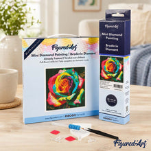 Carica l'immagine nel visualizzatore di Gallery, Mini Diamond Painting 25x25cm Rosa Multicolore