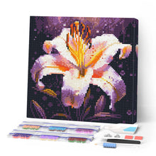 Carica l'immagine nel visualizzatore di Gallery, Mini Diamond Painting 25x25cm Giglio in Fiore