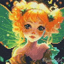 Carica l'immagine nel visualizzatore di Gallery, Mini Diamond Painting 25x25cm Fata Piccola a Graziosa