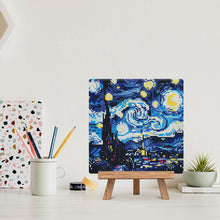 Carica l'immagine nel visualizzatore di Gallery, Mini Diamond Painting 25x25cm Notte Stellata Vivace