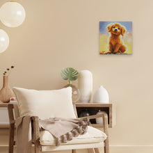 Carica l'immagine nel visualizzatore di Gallery, Mini Diamond Painting 25x25cm Dolce Cucciolo di Golden Retriever