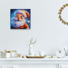 Carica l'immagine nel visualizzatore di Gallery, Mini Diamond Painting 25x25cm Sorridente Babbo Natale