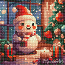 Carica l'immagine nel visualizzatore di Gallery, Mini Diamond Painting 25x25cm Allegro e luminoso Natale