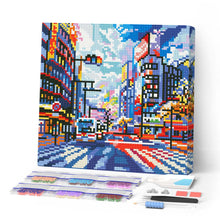 Carica l'immagine nel visualizzatore di Gallery, Mini Diamond Painting 25x25cm Shibuya Pop Art