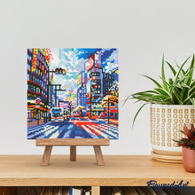 Carica l&#39;immagine nel visualizzatore di Gallery, Mini Diamond Painting 25x25cm Shibuya Pop Art