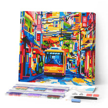 Carica l'immagine nel visualizzatore di Gallery, Mini Diamond Painting 25x25cm Bus a Tokyo