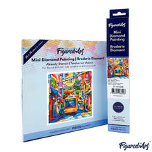 Carica l&#39;immagine nel visualizzatore di Gallery, Mini Diamond Painting 25x25cm Bus a Tokyo