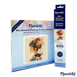 Mini Diamond Painting 25x25cm Profumo giapponese dell'amore