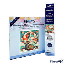 Carica l&#39;immagine nel visualizzatore di Gallery, Mini Diamond Painting 25x25cm Gatta Principessa Giapponese