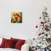 Carica l&#39;immagine nel visualizzatore di Gallery, Mini Diamond Painting 25x25cm Maria in preghiera