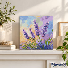 Carica l'immagine nel visualizzatore di Gallery, Mini Diamond Painting 25x25cm Lavanda