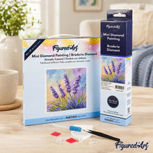 Carica l'immagine nel visualizzatore di Gallery, Mini Diamond Painting 25x25cm Lavanda