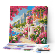 Carica l'immagine nel visualizzatore di Gallery, Mini Diamond Painting 25x25cm Viale Fiorito a Capri Figured'Art