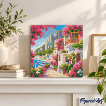 Carica l'immagine nel visualizzatore di Gallery, Mini Diamond Painting 25x25cm Viale Fiorito a Capri