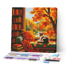 Carica l'immagine nel visualizzatore di Gallery, Mini Diamond Painting 25x25cm Osservando l'autunno Figured'Art
