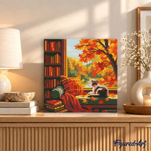 Carica l'immagine nel visualizzatore di Gallery, Mini Diamond Painting 25x25cm Osservando l'autunno