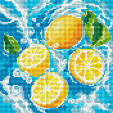 Carica l'immagine nel visualizzatore di Gallery, Mini Diamond Painting 25x25cm Brezza di agrumi