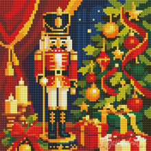 Carica l'immagine nel visualizzatore di Gallery, Mini Diamond Painting 25x25cm Schiaccianoci di Natale