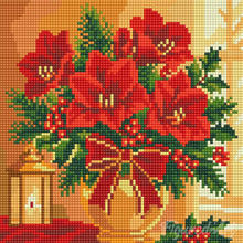 Carica l'immagine nel visualizzatore di Gallery, Mini Diamond Painting 25x25cm Stelle di Natale