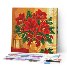 Carica l'immagine nel visualizzatore di Gallery, Mini Diamond Painting 25x25cm Stelle di Natale Figured'Art