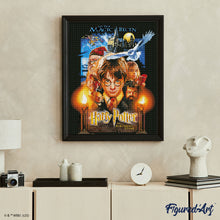 Carica l'immagine nel visualizzatore di Gallery, Diamond Painting - Harry Potter e la Pietra Filosofale 40x50cm tela già incorniciata