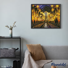 Carica l'immagine nel visualizzatore di Gallery, Diamond Painting - Grande Sala - Harry Potter 40x50cm tela già incorniciata