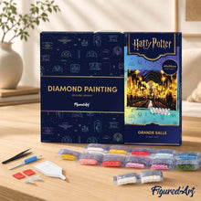 Carica l'immagine nel visualizzatore di Gallery, Diamond Painting - Grande Sala - Harry Potter 40x50cm tela già incorniciata