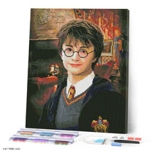 Carica l'immagine nel visualizzatore di Gallery, Diamond Painting - Ritratto di Harry Potter 40x50cm tela già incorniciata