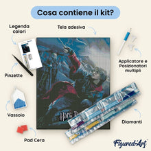 Carica l'immagine nel visualizzatore di Gallery, Diamond Painting - Harry Potter e il Calice di Fuoco 40x50cm tela già incorniciata