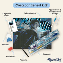 Carica l'immagine nel visualizzatore di Gallery, Diamond Painting - Harry Potter e il Principe Mezzosangue - Poster II 40x50cm tela già incorniciata