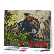 Carica l'immagine nel visualizzatore di Gallery, Diamond Painting - Hogwarts Express - Harry Potter 40x50cm tela già incorniciata
