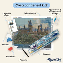 Carica l'immagine nel visualizzatore di Gallery, Diamond Painting - Harry Potter - Castello di Hogwarts