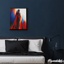 Carica l'immagine nel visualizzatore di Gallery, Diamond Painting - Superman 2025 in volo 40x50cm tela già incorniciata
