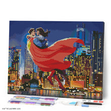Carica l'immagine nel visualizzatore di Gallery, Diamond Painting - Superman e Lois nel cielo 40x50cm tela già incorniciata