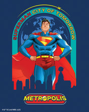 Carica l'immagine nel visualizzatore di Gallery, Diamond Painting - Superman Città del domani 40x50cm tela già incorniciata