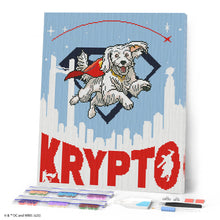 Carica l'immagine nel visualizzatore di Gallery, Diamond Painting - Krypto in volo - Superman 40x50cm tela già incorniciata