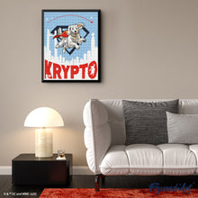 Carica l'immagine nel visualizzatore di Gallery, Diamond Painting - Krypto in volo - Superman 40x50cm tela già incorniciata
