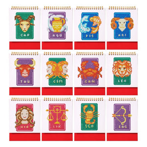 Calendario Diamond Painting 2026 - Segni Zodiacali