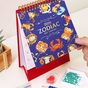 Calendario Diamond Painting 2026 - Segni Zodiacali