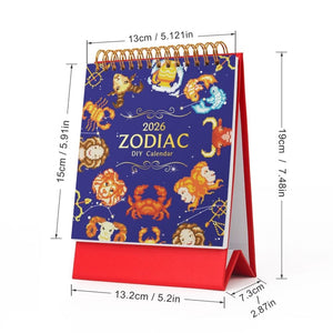 Calendario Diamond Painting 2026 - Segni Zodiacali