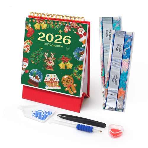 Calendario Diamond Painting 2026 - Natalizio Figured'Art